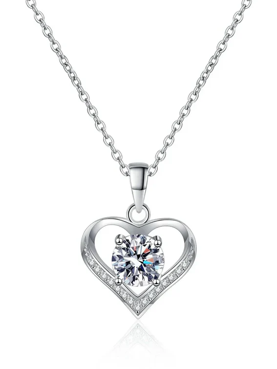 MJ-28 Sterling 100% 925 Silver Wedding Party Fine Jewelry Gift Pendant