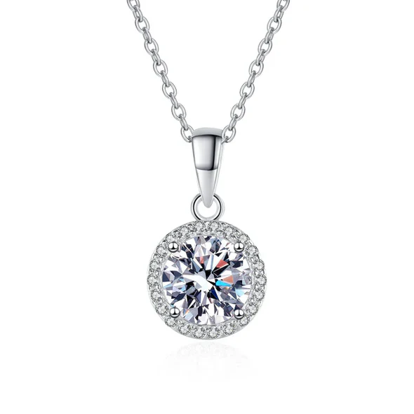 MJ-32 Sterling 100% 925 Silver Wedding Party Fine Jewelry Gift Pendant